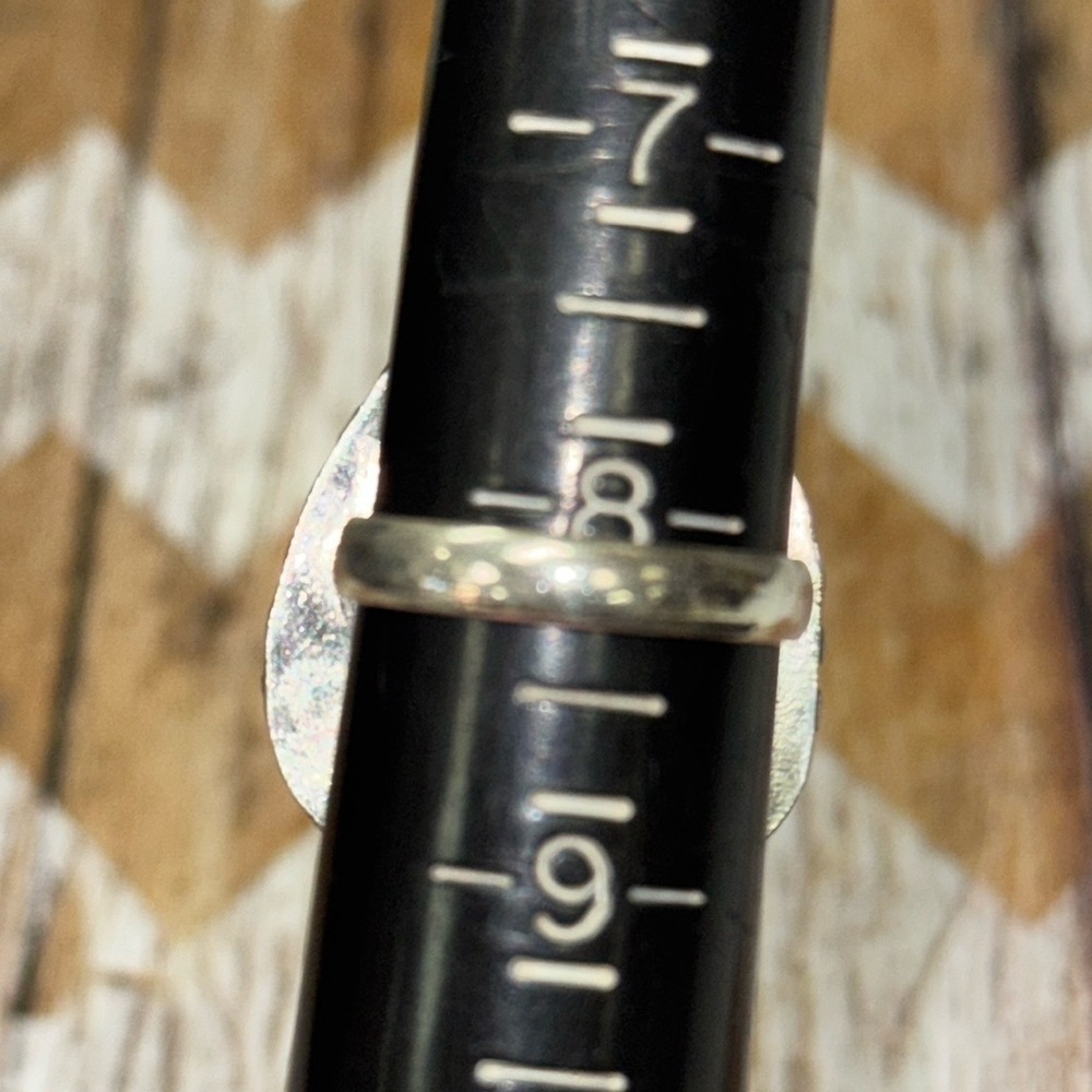 Silver Bumble Bee Jasper Ring - image 7